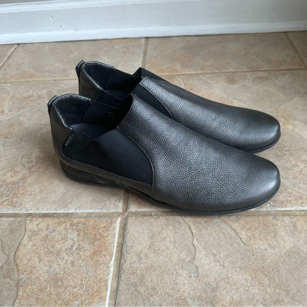 NEW Mephisto Nellie  Air-Jet Slip On Gray Black Shoes